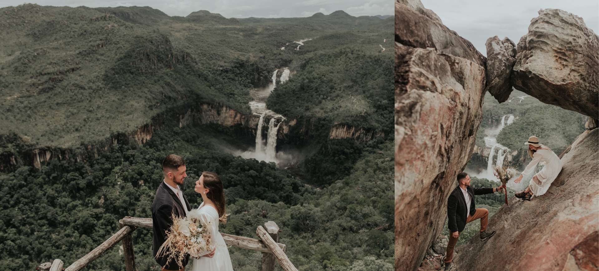 Destination Wedding Brazil  3-day Waterfall Elopement Package